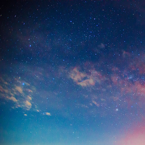 Panorama blue night sky milky way and star on dark background.