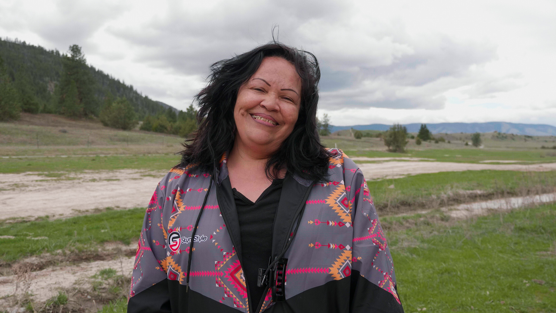 On the Flathead Reservation, LaVonda smiles.