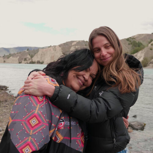 LaVonda and Riley on the Flathead Reservation