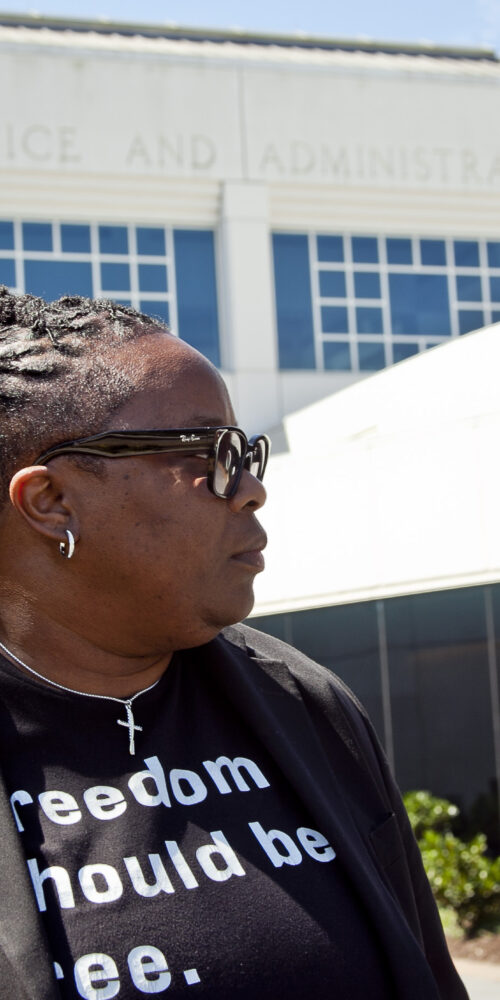 Lucretia helps children of incarcerated parents in addition to her work at The Bail Project