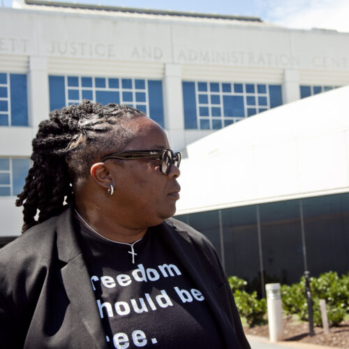 Lucretia helps children of incarcerated parents in addition to her work at The Bail Project