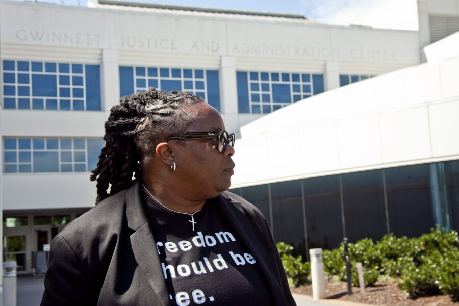 Lucretia helps children of incarcerated parents in addition to her work at The Bail Project