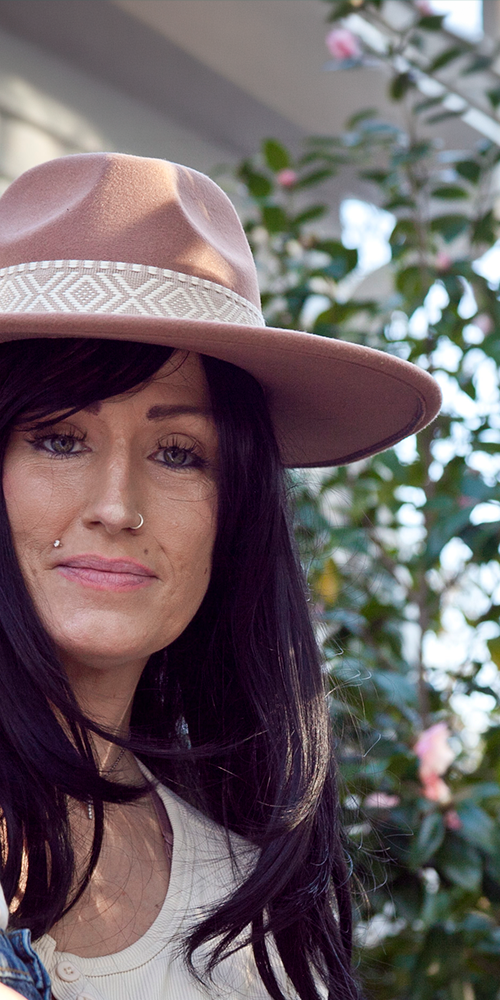 Amber proudly discusses her addiction recovery.