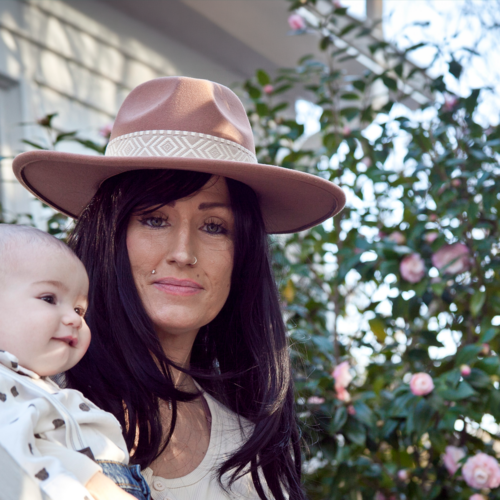 Amber proudly discusses her addiction recovery.